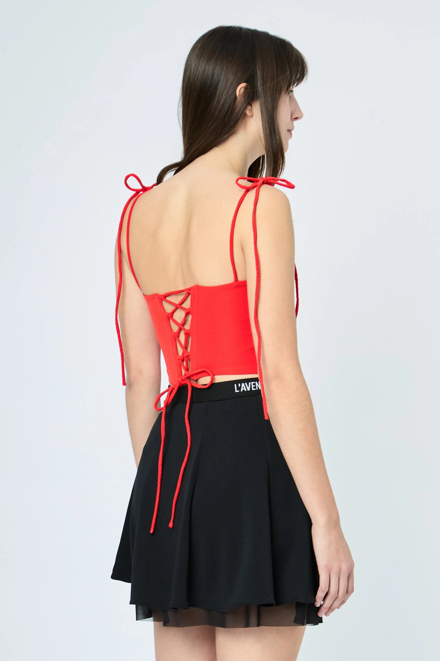 L'AVENTURE Women’s Bustier in Red Color Classic