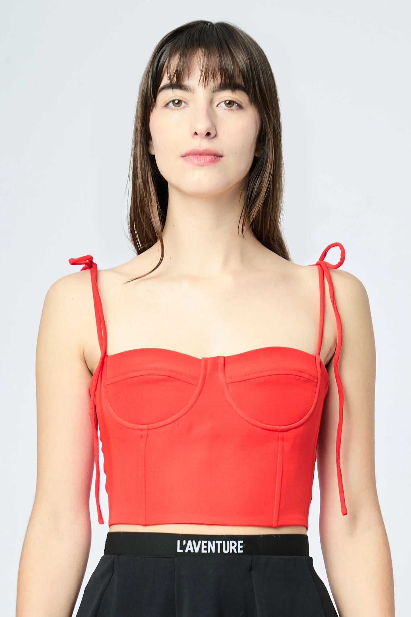 L'AVENTURE Women’s Bustier in Red Color