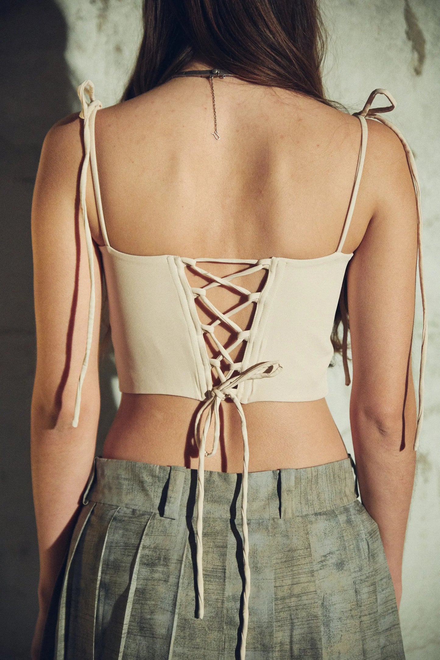 L'AVENTURE Women’s Bustier in Sand Color