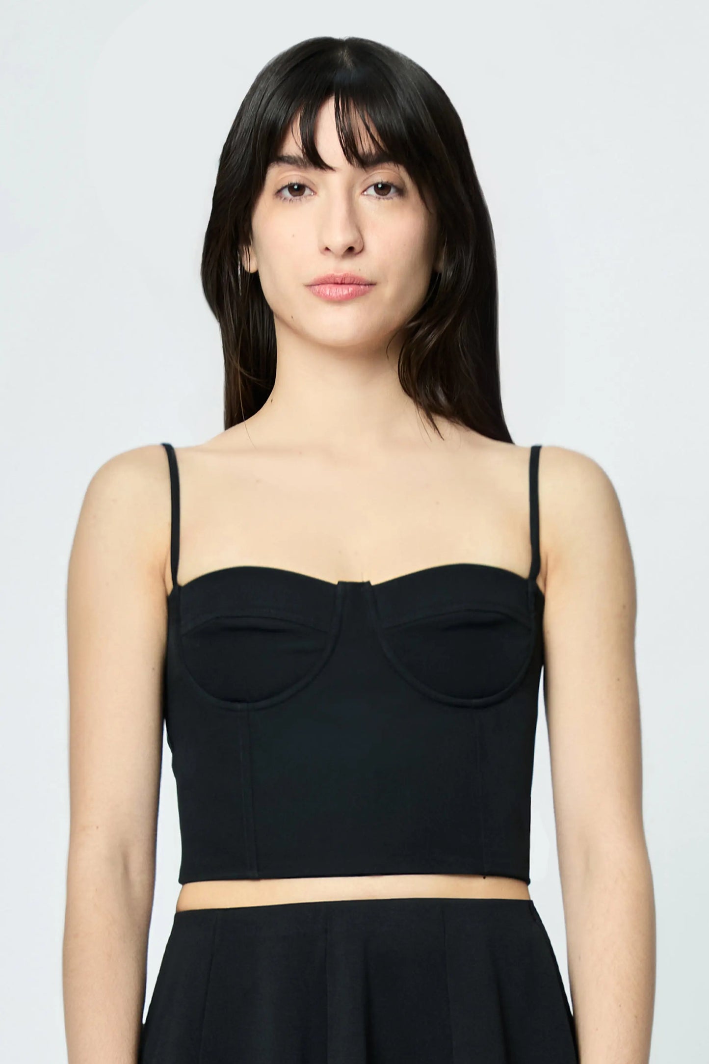 L'AVENTURE Women’s Bustier in Black Color