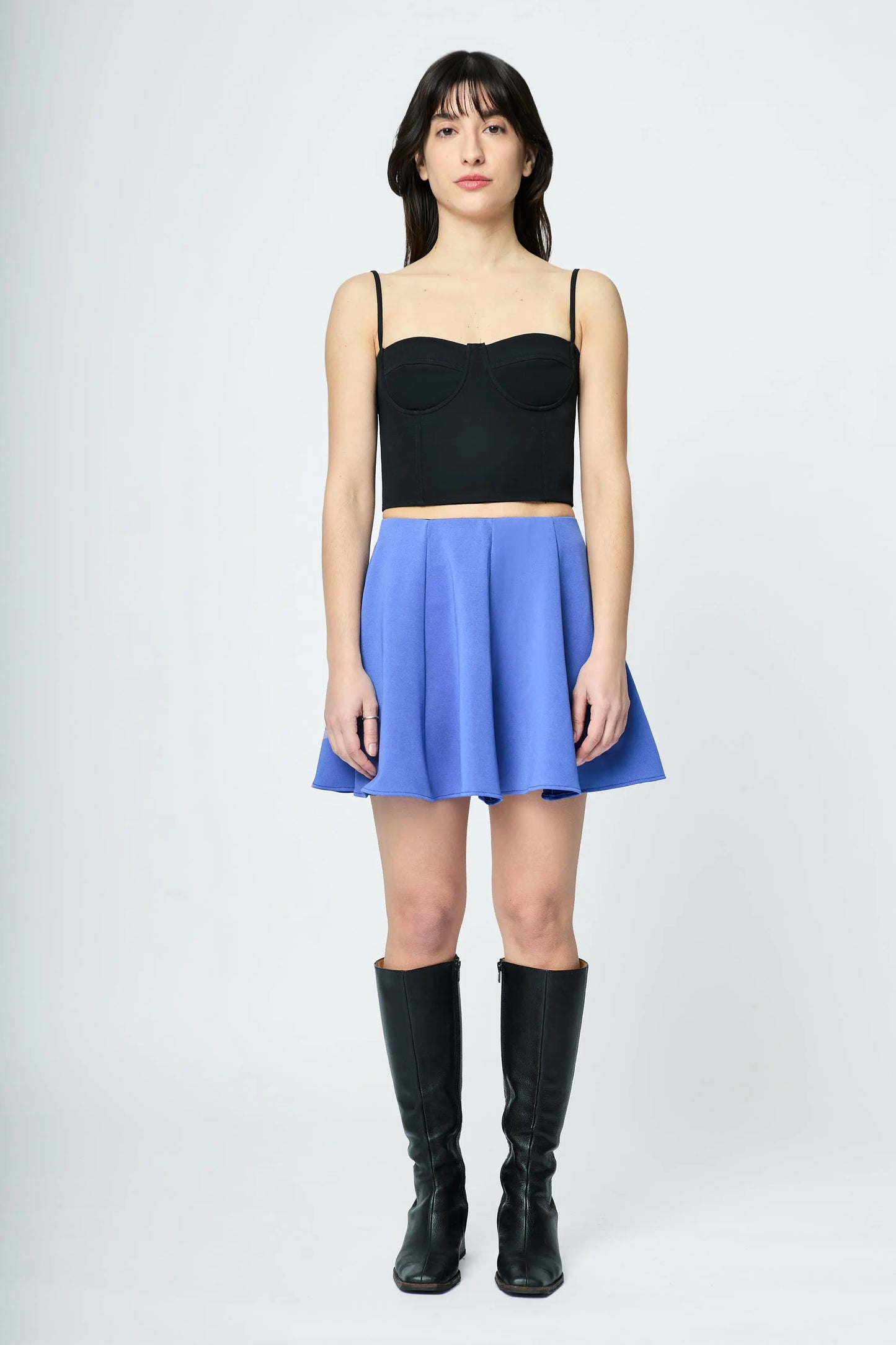 CLASSIC MINI SKIRT BLUE L'AVENTURE