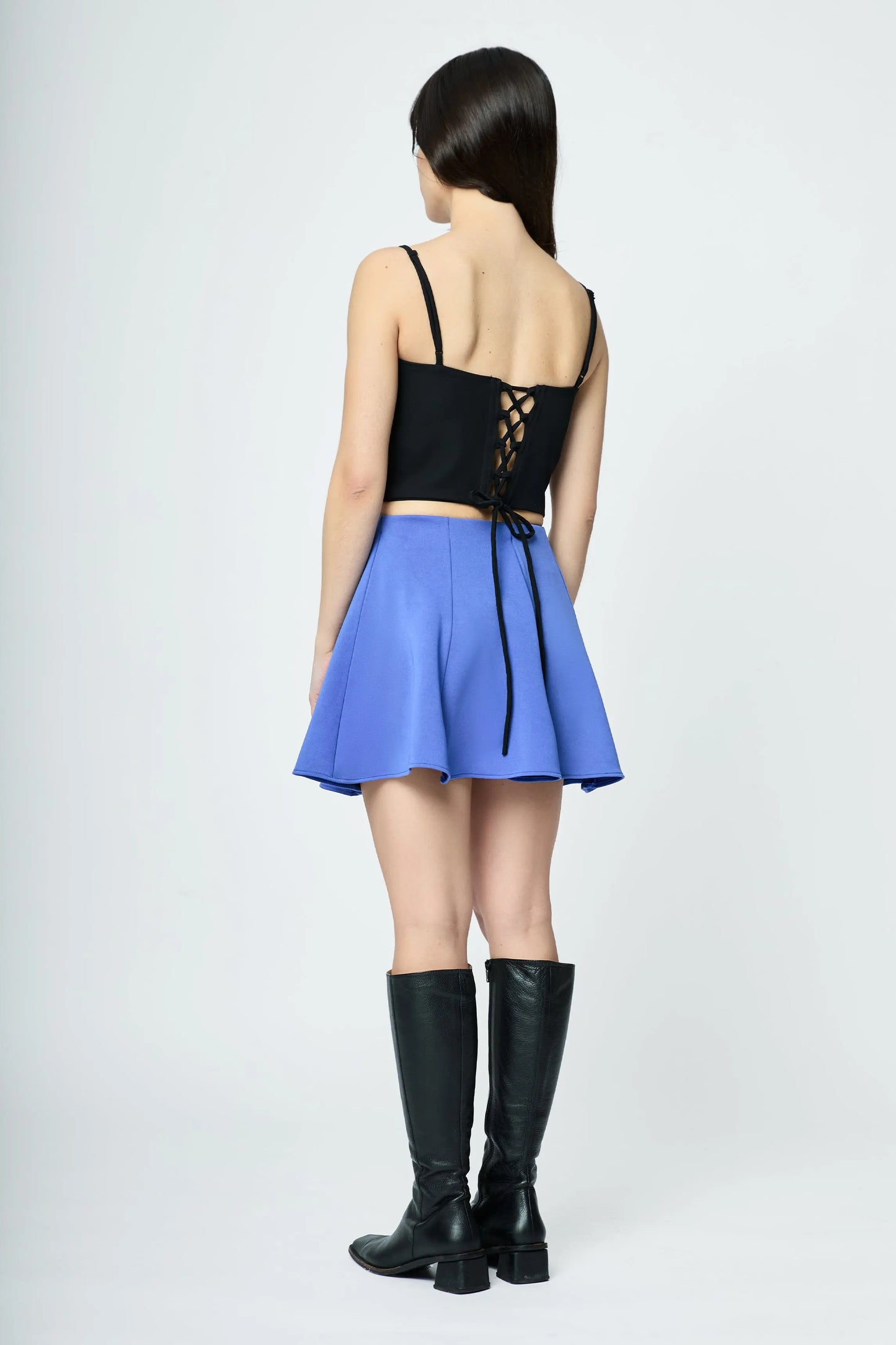 CLASSIC MINI SKIRT BLUE L'AVENTURE