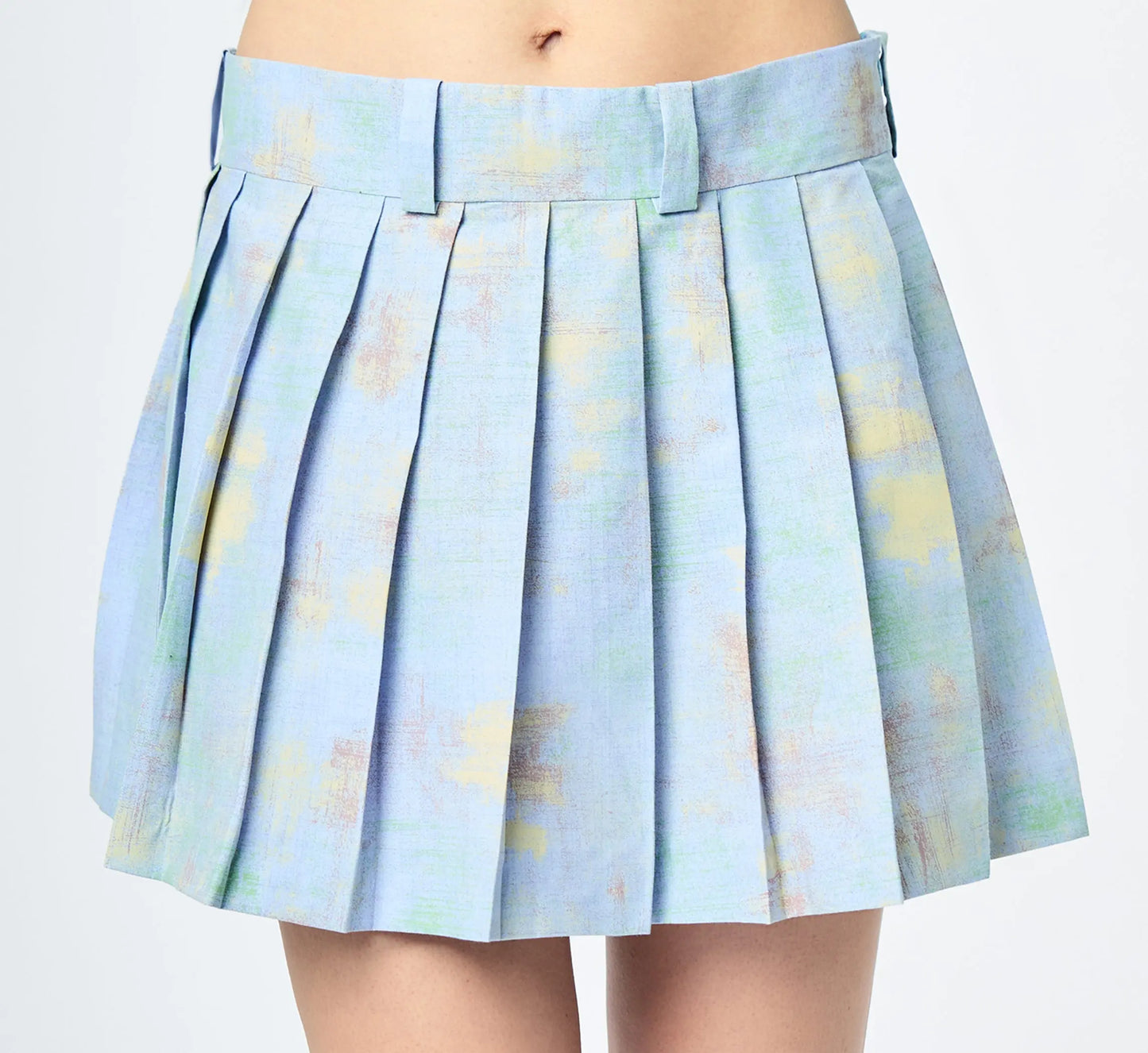 PLEATED SKIRT SKY BLUE L'AVENTURE