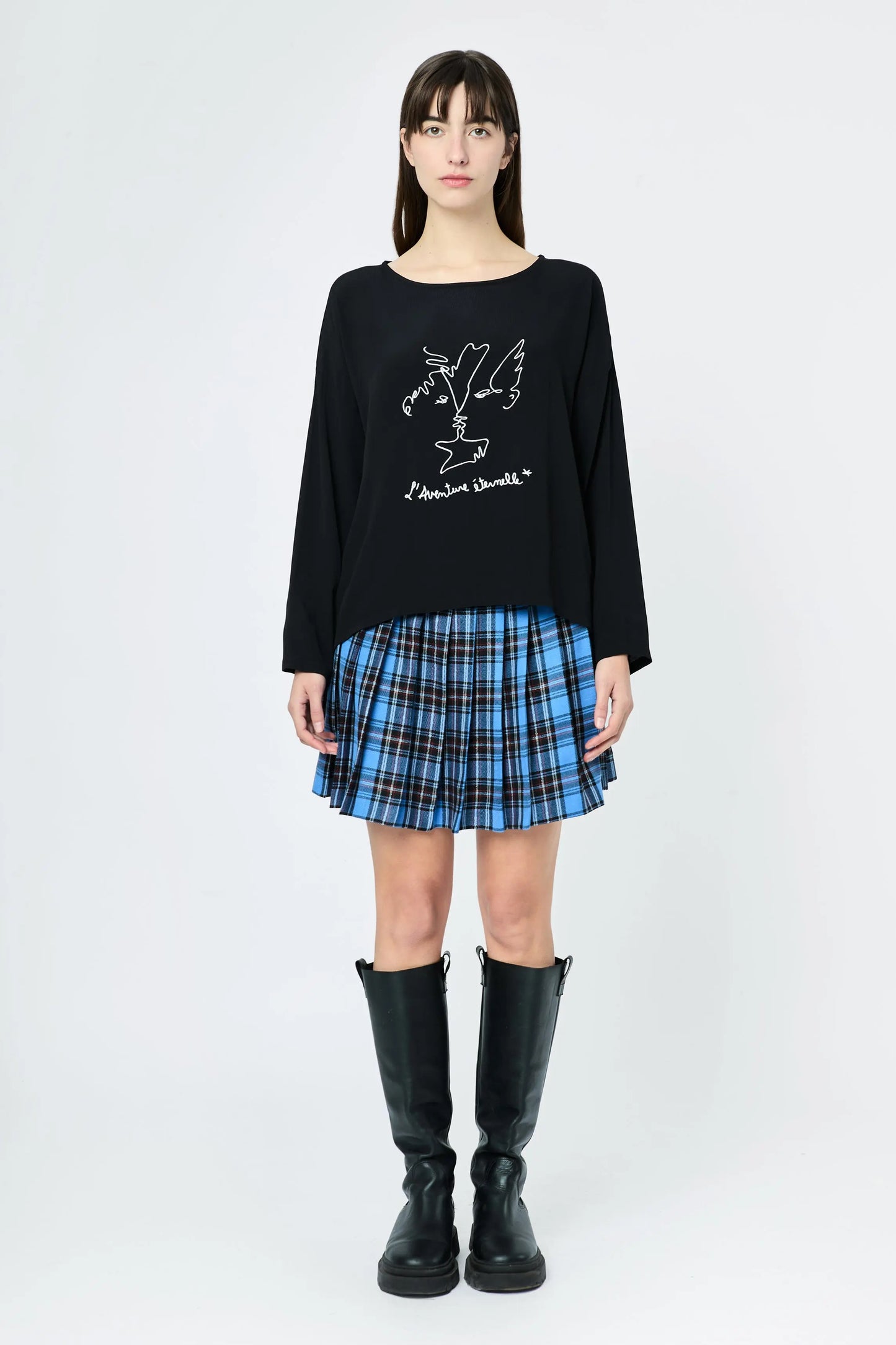 PLEATED SKIRT KILT L'AVENTURE