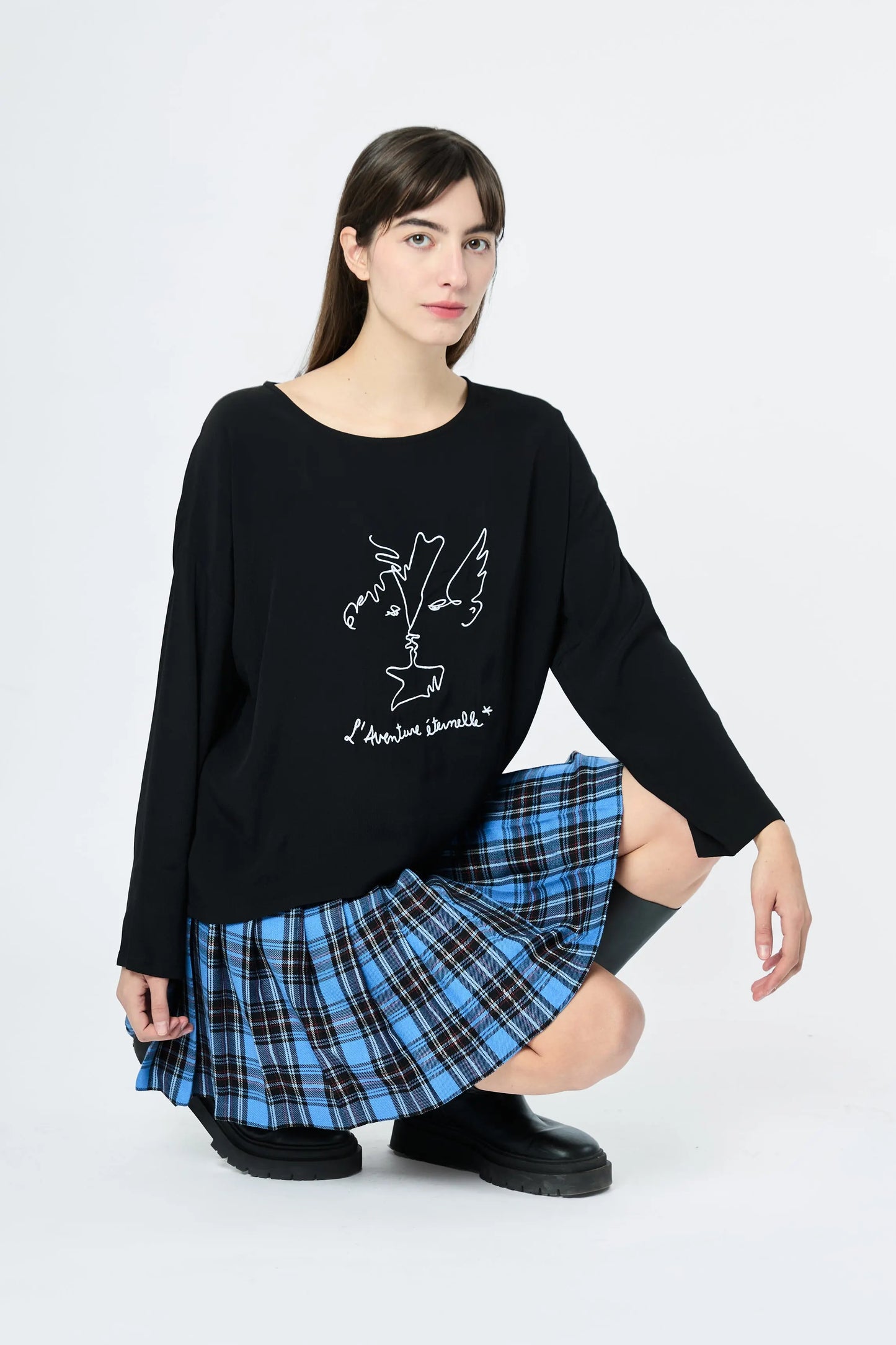 PLEATED SKIRT KILT L'AVENTURE